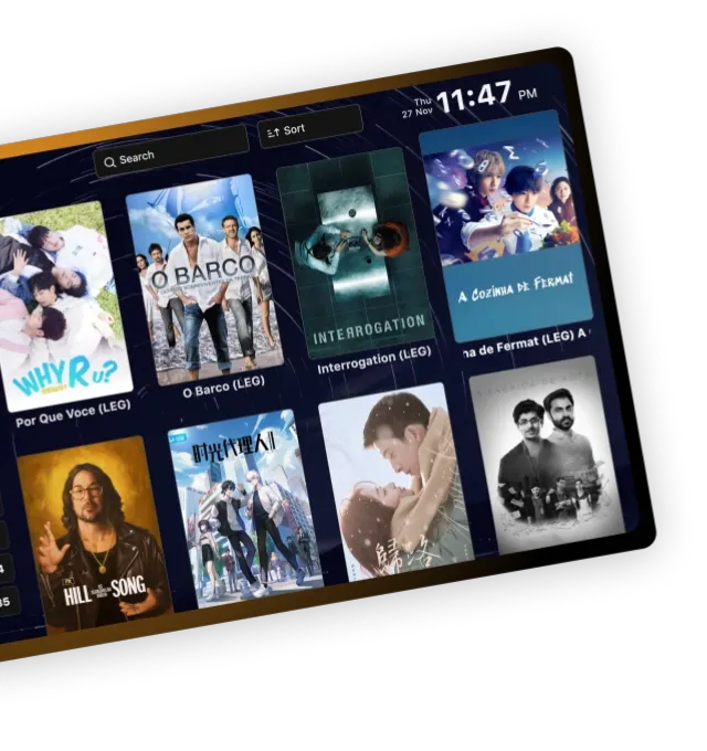 Kemo IPTV App Screen